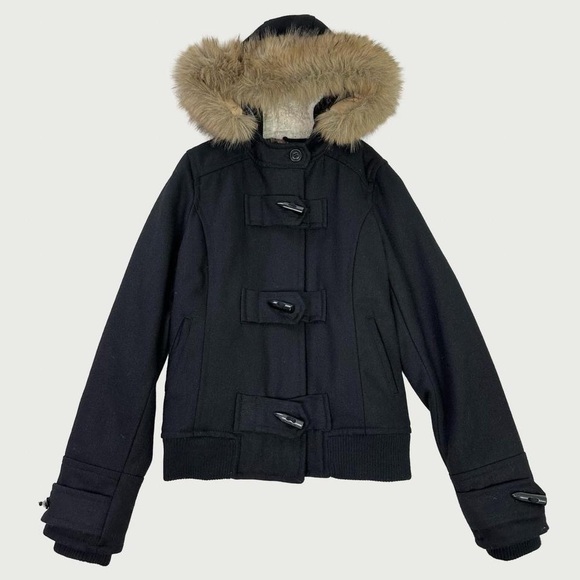 Delia's Fur Hood Jacket - Picture 1 of 8